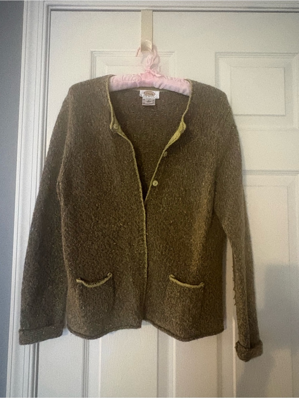 Women’s Talbots petite large snap down sweater